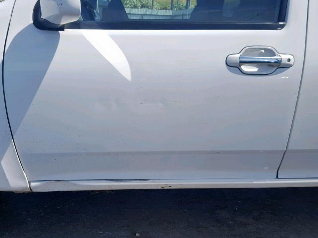 1GCJTCFE1C8149538 - 2012 CHEVROLET COLORADO L WHITE photo 9