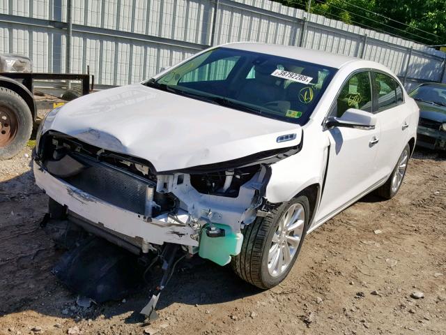 1G4GB5G39EF101902 - 2014 BUICK LACROSSE WHITE photo 2