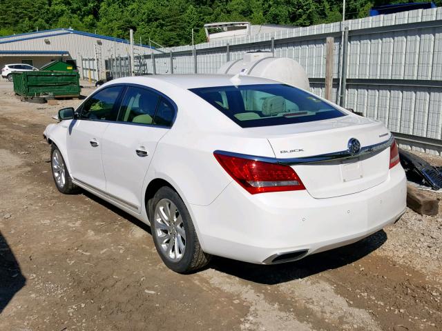 1G4GB5G39EF101902 - 2014 BUICK LACROSSE WHITE photo 3