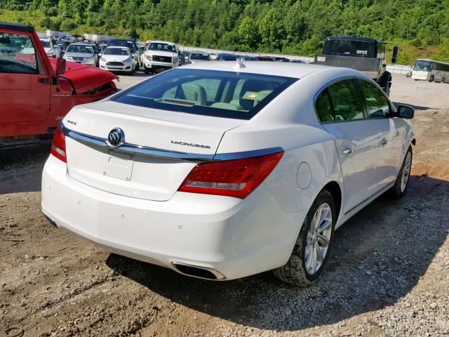 1G4GB5G39EF101902 - 2014 BUICK LACROSSE WHITE photo 4