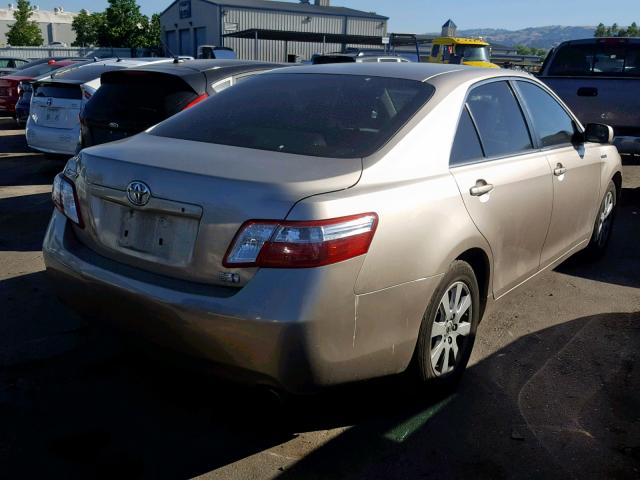 JTNBB46K973005107 - 2007 TOYOTA CAMRY NEW GOLD photo 4