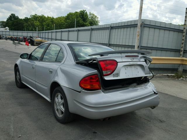 1G3NL52E72C180324 - 2002 OLDSMOBILE ALERO GL SILVER photo 3