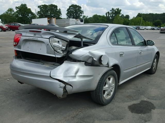 1G3NL52E72C180324 - 2002 OLDSMOBILE ALERO GL SILVER photo 4