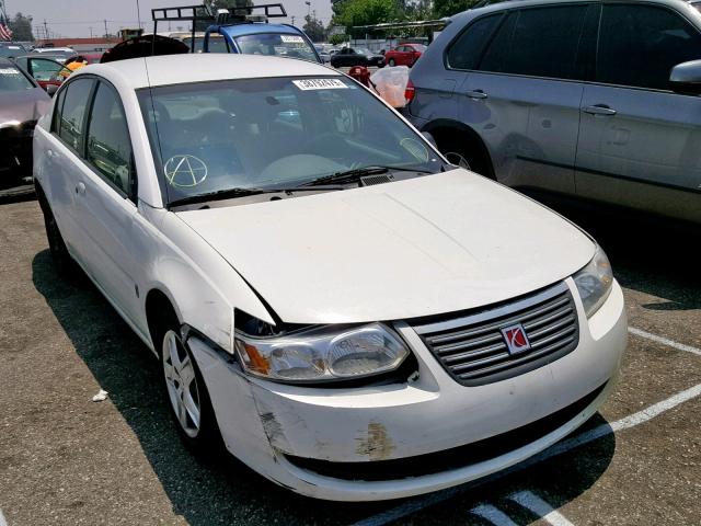 1G8AJ55F06Z200385 - 2006 SATURN ION LEVEL WHITE photo 1