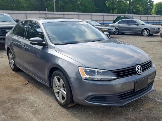 3VW3L7AJ0CM344995 - 2012 VOLKSWAGEN JETTA TDI GRAY photo 1