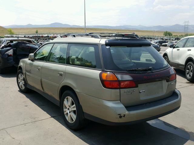 4S3BH815147642184 - 2004 SUBARU LEGACY OUT GRAY photo 3