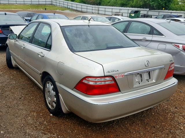 JH4KA966X4C007319 - 2004 ACURA 3.5RL GOLD photo 3