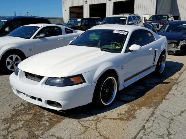 1FAFP42X54F150279 - 2004 FORD MUSTANG GT WHITE photo 2