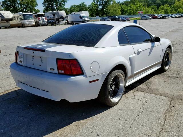 1FAFP42X54F150279 - 2004 FORD MUSTANG GT WHITE photo 4