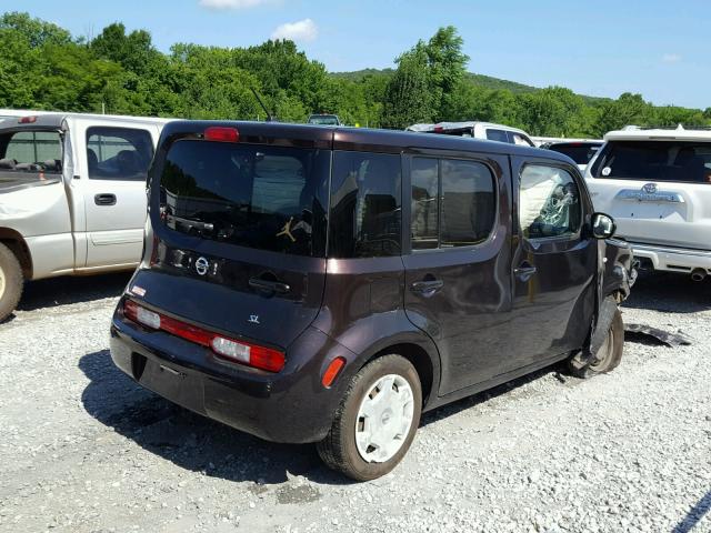 JN8AZ2KR1BT206497 - 2011 NISSAN CUBE BASE BROWN photo 4