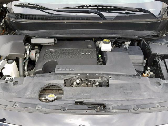 5N1AL0MN5DC340939 - 2013 INFINITI JX35 BLACK photo 7