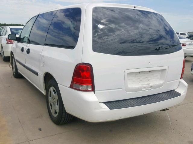 2FMZA50605BA44958 - 2005 FORD FREESTAR S WHITE photo 3