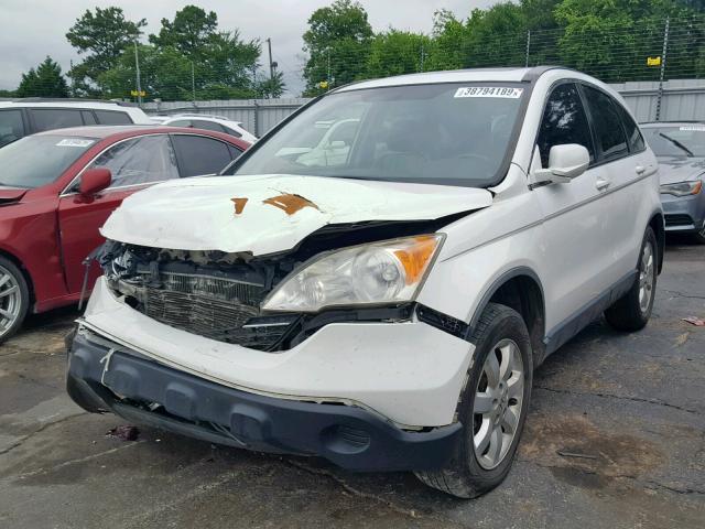 JHLRE387X8C041566 - 2008 HONDA CR-V EXL WHITE photo 2