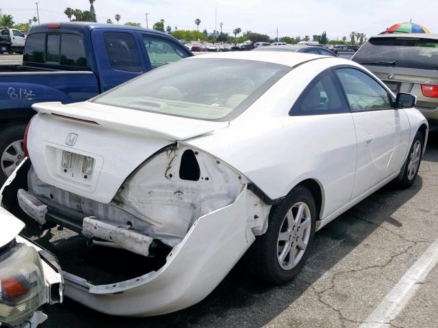 1HGCM82623A018310 - 2003 HONDA ACCORD EX WHITE photo 4