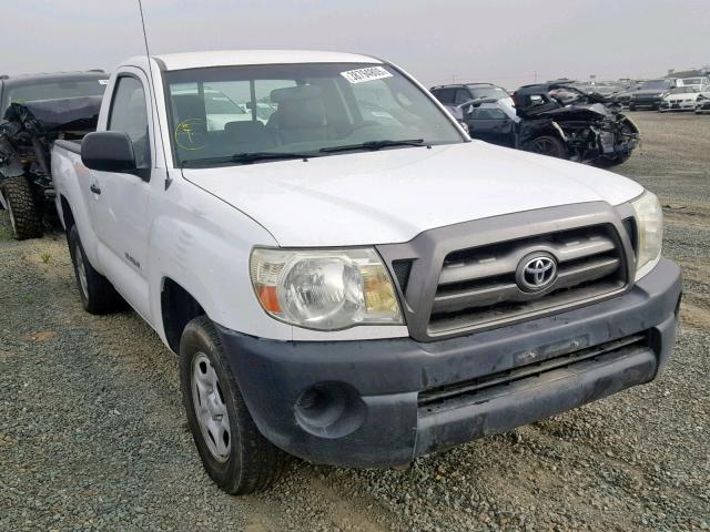 5TENX22N69Z619432 - 2009 TOYOTA TACOMA WHITE photo 1