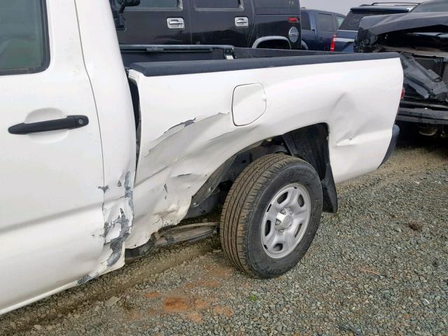 5TENX22N69Z619432 - 2009 TOYOTA TACOMA WHITE photo 9