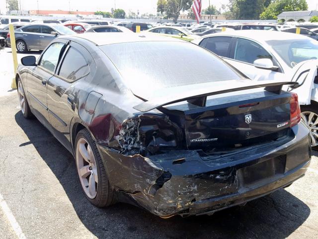 2B3KA73W76H421668 - 2006 DODGE CHARGER SR BLACK photo 3