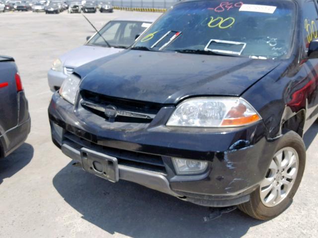 2HNYD18603H548600 - 2003 ACURA MDX TOURIN BLACK photo 7