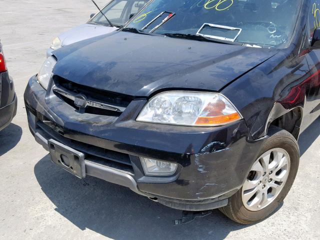 2HNYD18603H548600 - 2003 ACURA MDX TOURIN BLACK photo 9