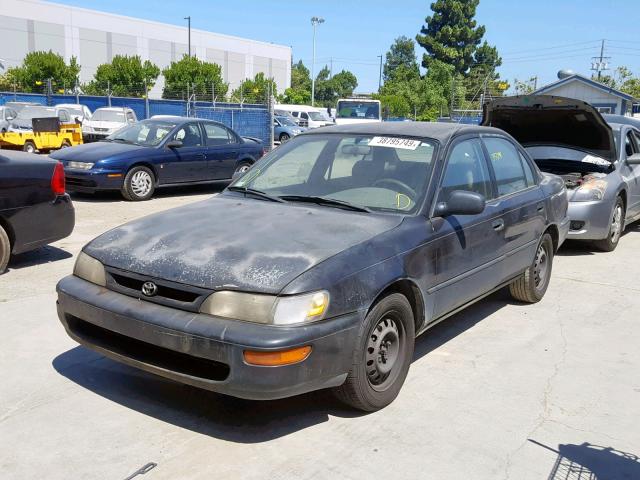 2T1BB02E1TC147241 - 1996 TOYOTA COROLLA DX BLACK photo 2