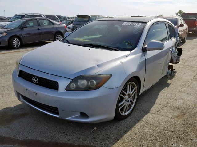 JTKDE167480251881 - 2008 TOYOTA SCION TC SILVER photo 2