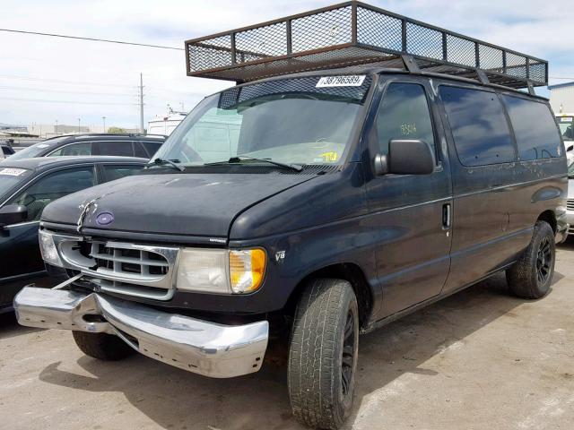 1FMRE11L2WHB22825 - 1998 FORD ECONO E350 BLACK photo 2