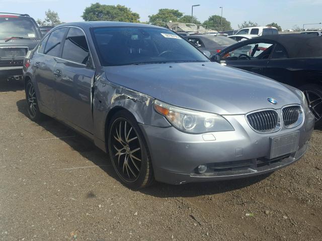 WBANE53516CK89499 - 2006 BMW 525 I SILVER photo 1