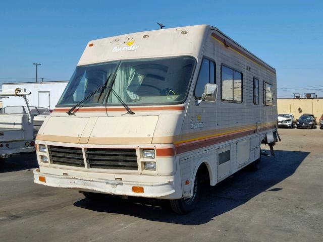 1GBKP37W3H3315163 - 1987 BOUN MOTORHOME BROWN photo 2