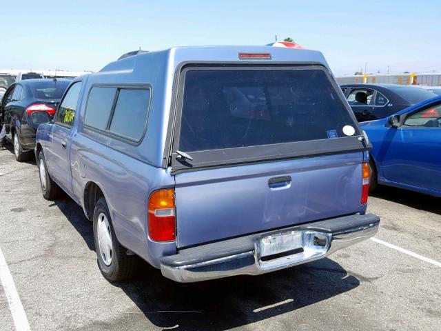 4TANL42N9XZ410567 - 1999 TOYOTA TACOMA BLUE photo 3