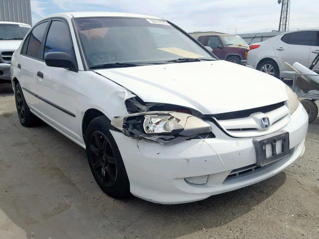 2HGES16324H626515 - 2004 HONDA CIVIC DX V WHITE photo 1