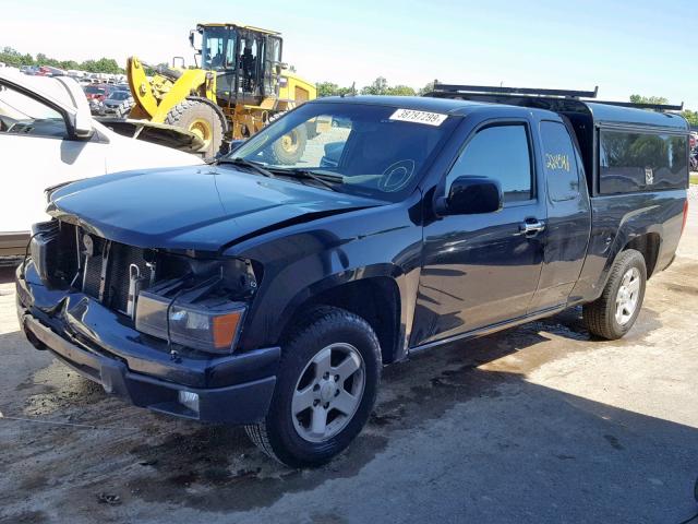 1GCESCFE9C8136279 - 2012 CHEVROLET COLORADO L BLACK photo 2