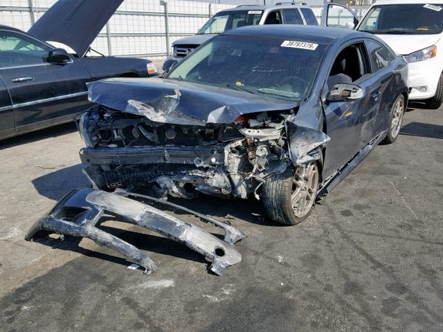 JTKDE177770160990 - 2007 TOYOTA SCION TC BLACK photo 2