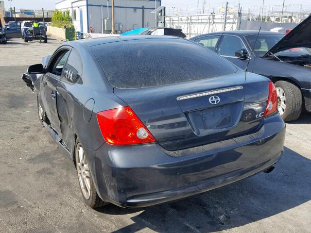 JTKDE177770160990 - 2007 TOYOTA SCION TC BLACK photo 3