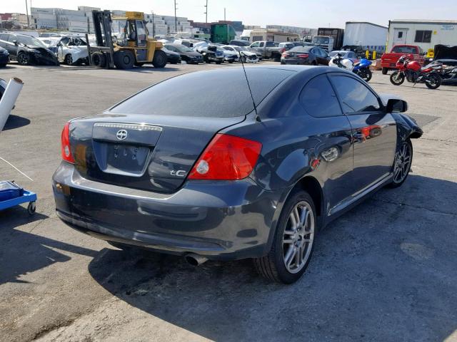JTKDE177770160990 - 2007 TOYOTA SCION TC BLACK photo 4