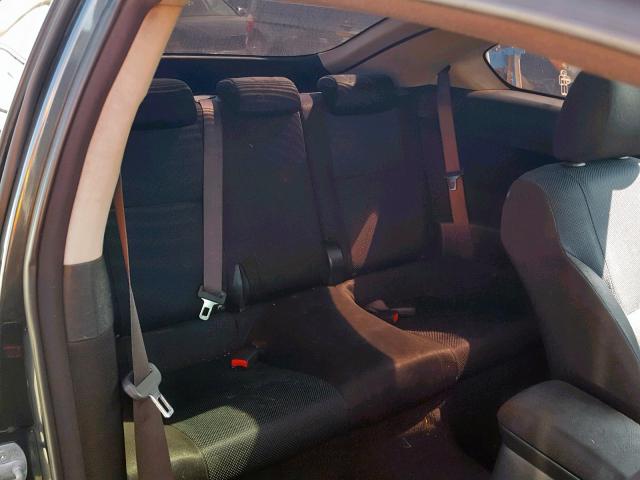 JTKDE177770160990 - 2007 TOYOTA SCION TC BLACK photo 6