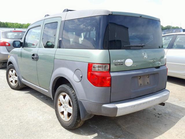 5J6YH18563L013592 - 2003 HONDA ELEMENT EX GREEN photo 3