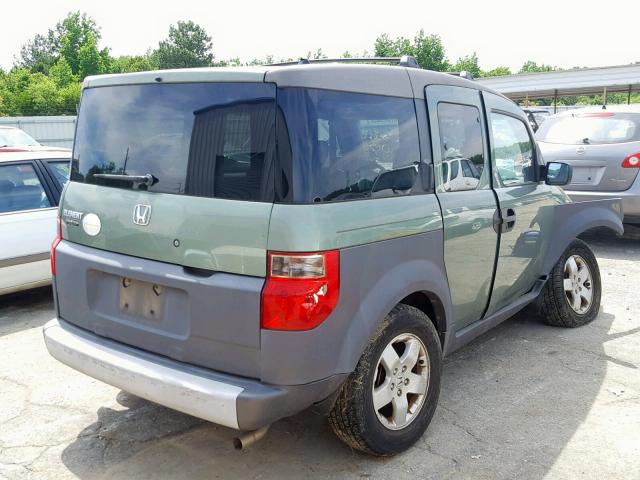 5J6YH18563L013592 - 2003 HONDA ELEMENT EX GREEN photo 4