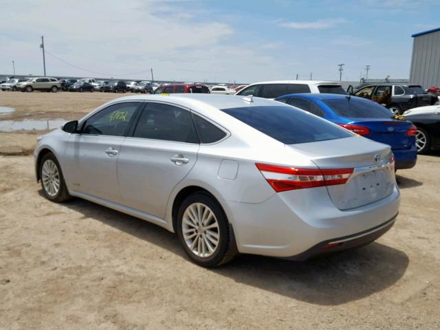 4T1BD1EB5DU007422 - 2013 TOYOTA AVALON HYB SILVER photo 3