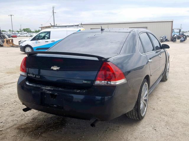 2G1WC5E3XD1134731 - 2013 CHEVROLET IMPALA LTZ BLACK photo 4