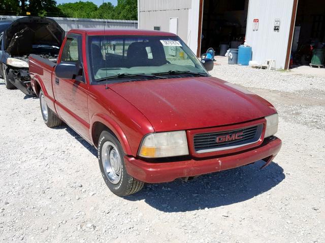 1GTCS1446X8507264 - 1999 GMC SONOMA RED photo 1