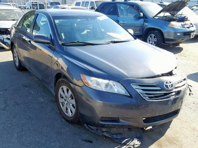 4T1BB46K08U047158 - 2008 TOYOTA CAMRY HYBR CHARCOAL photo 1