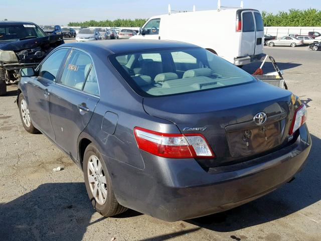 4T1BB46K08U047158 - 2008 TOYOTA CAMRY HYBR CHARCOAL photo 3