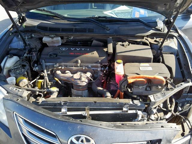 4T1BB46K08U047158 - 2008 TOYOTA CAMRY HYBR CHARCOAL photo 7