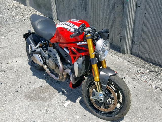 ZDM1RBSW8FB015676 - 2015 DUCATI MONSTER 12 RED photo 1