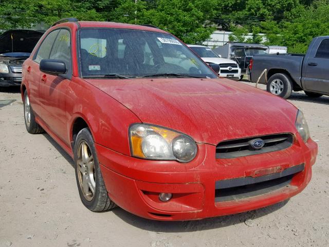 JF1GG65574H820493 - 2004 SUBARU IMPREZA TS RED photo 1