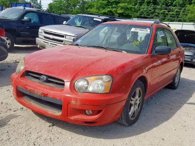 JF1GG65574H820493 - 2004 SUBARU IMPREZA TS RED photo 2