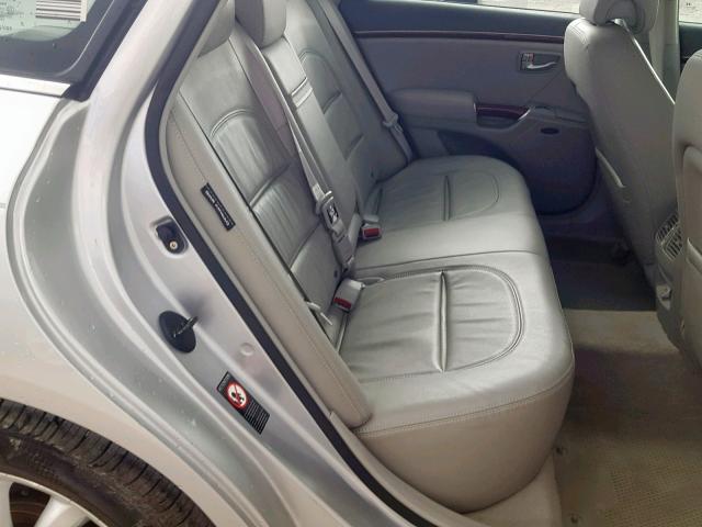 KMHFC46F37A223282 - 2007 HYUNDAI AZERA SE SILVER photo 6