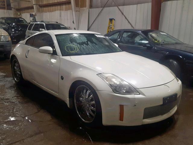 JN1AZ34D96M311813 - 2006 NISSAN 350Z COUPE WHITE photo 1