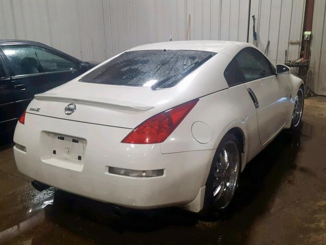 JN1AZ34D96M311813 - 2006 NISSAN 350Z COUPE WHITE photo 4