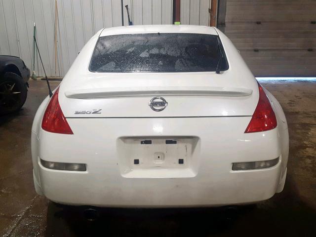 JN1AZ34D96M311813 - 2006 NISSAN 350Z COUPE WHITE photo 6